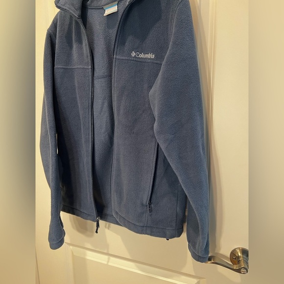Columbia Men’s Blue Fleece Zip Up Jacket Size Small - Picture 12 of 12